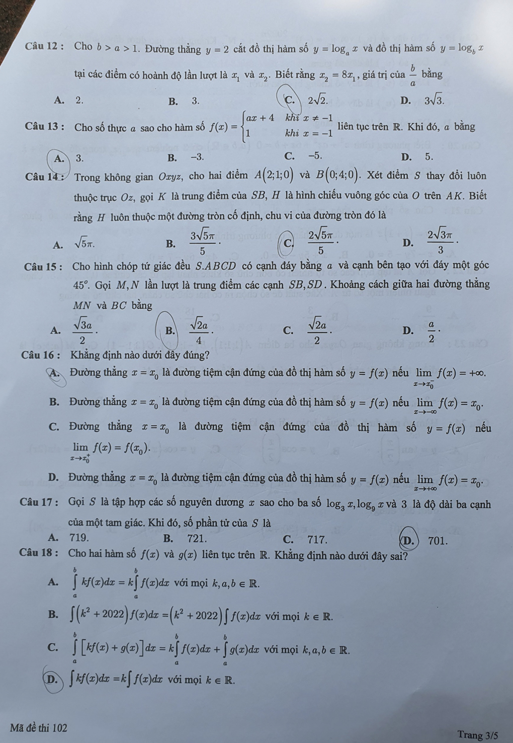 Đề thi đánh giá tư duy của ĐH Bách khoa Hà Nội - Ảnh 3