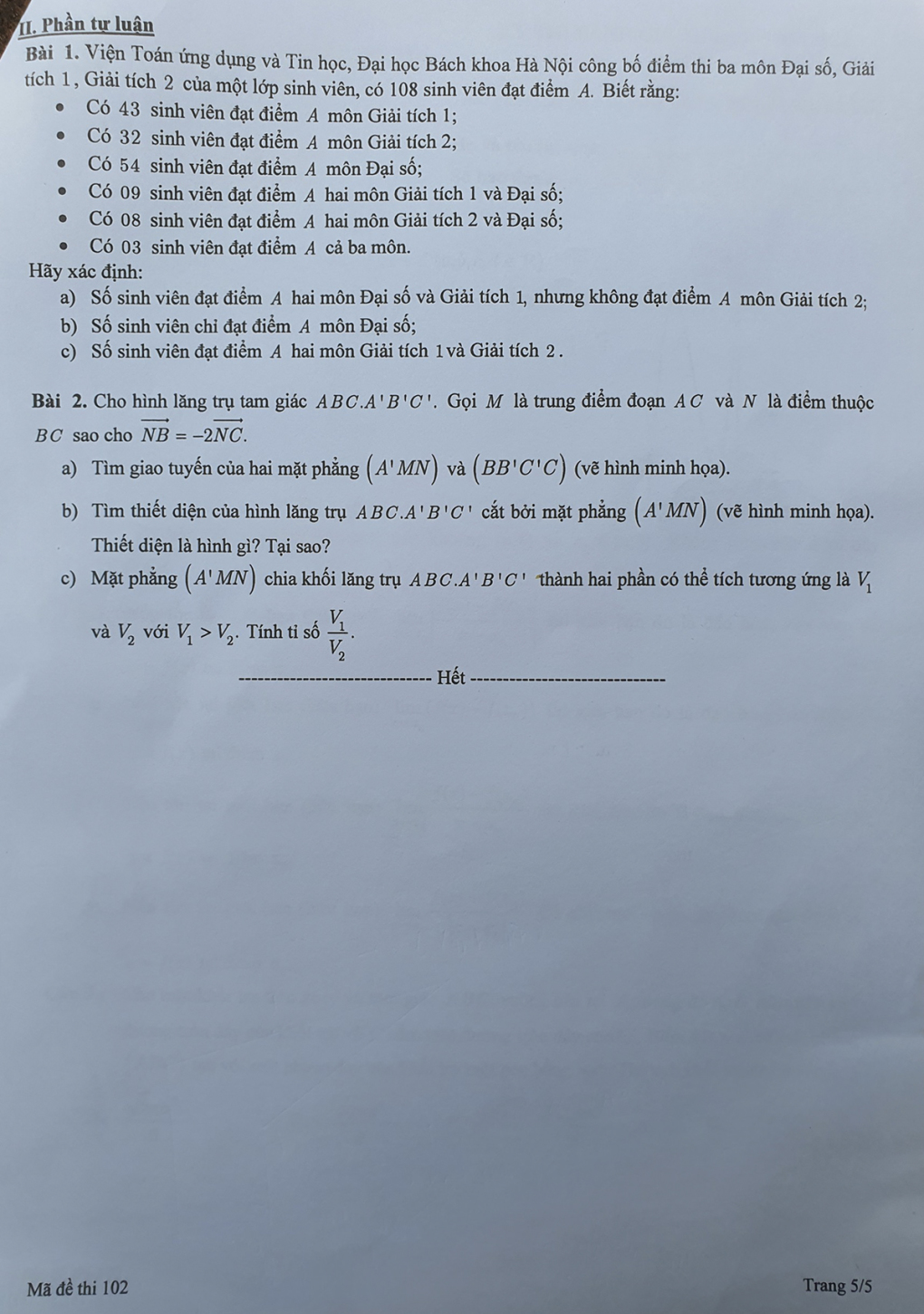 Đề thi đánh giá tư duy của ĐH Bách khoa Hà Nội - Ảnh 5