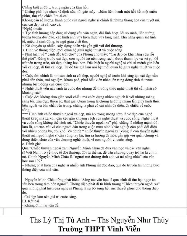 Gợi ý đáp án môn Văn thi tốt nghiệp THPT năm 2022 - Ảnh 3