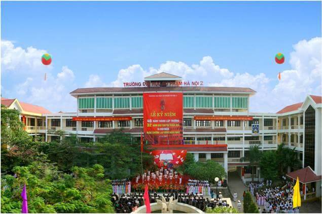 Điểm chuẩn của Đại học Sư phạm Hà Nội 2 năm 2022