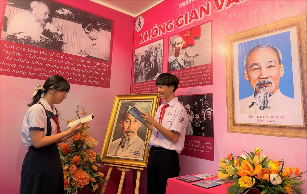Không gian văn hóa Hồ Chí Minh trong trường học - Ảnh 1