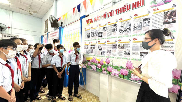 Không gian văn hóa Hồ Chí Minh trong trường học - Ảnh 3