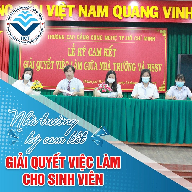 Trường Cao đẳng Công nghệ TP. Hồ chí Minh: Ký hợp đồng đảm bảo việc làm cho sinh viên ngay khi nhập học 