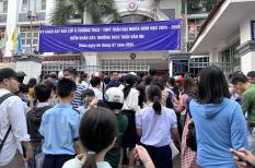 Học sinh lớp 5 làm khảo sát vào lớp 6 Trường Trần Đại Nghĩa