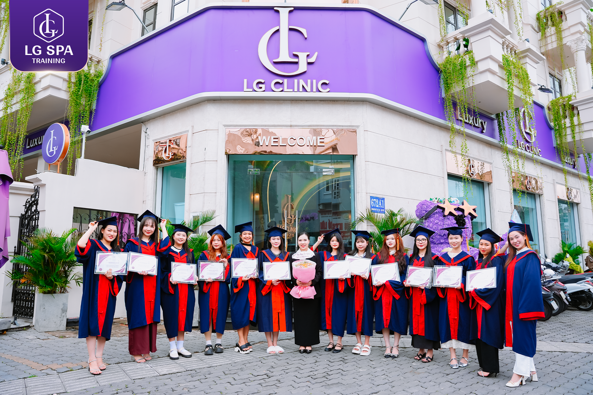 Hàng triệu học viên tốt nghiệp tại LG Spa Training Center  Hàng triệu học viên tốt nghiệp tại LG Spa Training Center