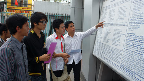 Nguyện vọng 2 còn rất nhiều chỉ tiêu