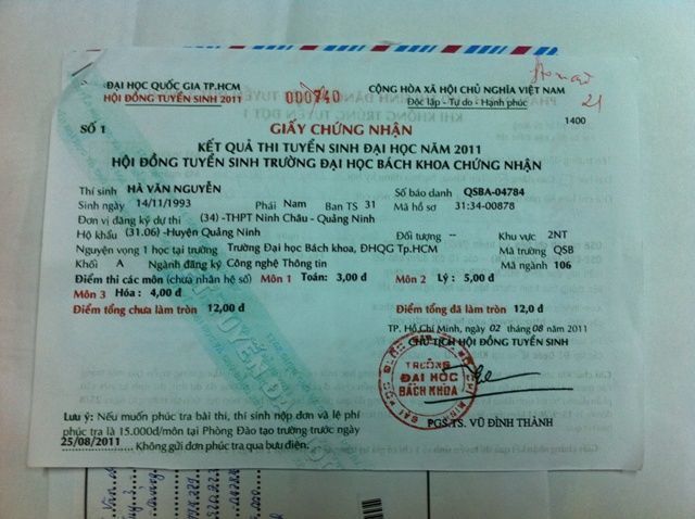 Phát hiện nhập học bằng giấy báo điểm giả tại ĐH Đà Nẵng