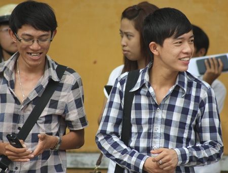 Tình hình môn thi đầu tiên: dễ thở.