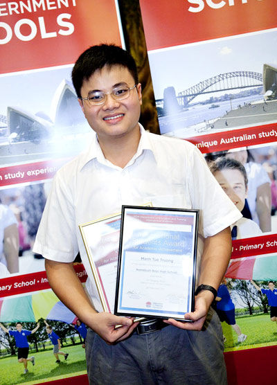 Học sinh Việt Nam được tuyên dương ở Australia