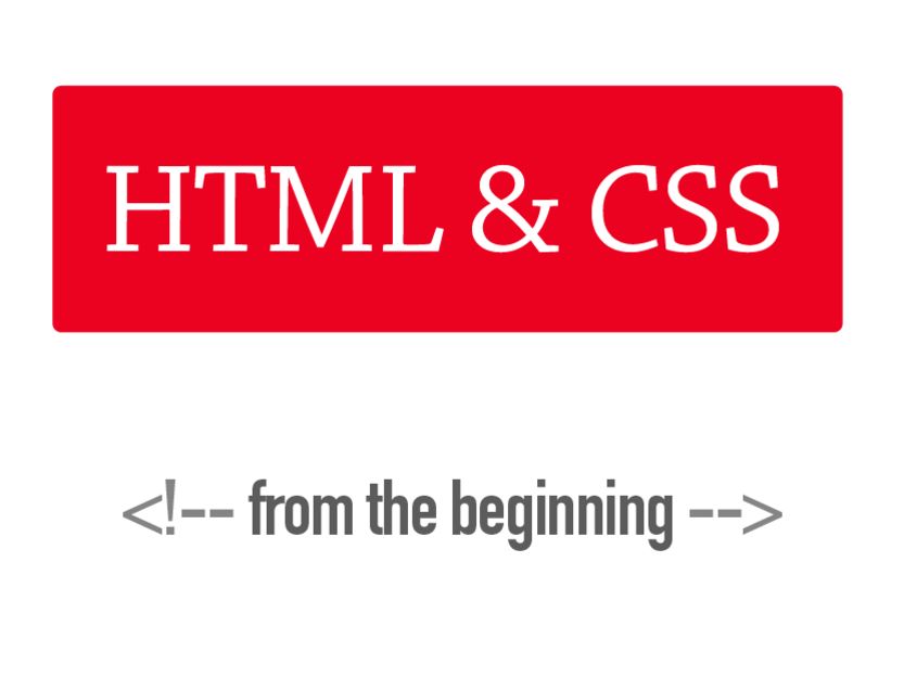 Khoá học HTML và CSS cho người mới bắt đầu