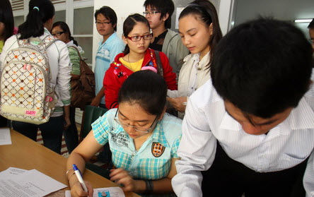 Thông tin tuyển sinh 2011, nộp bản photo phiếu ĐKDT