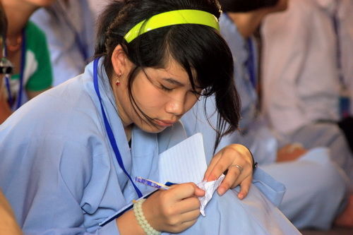 Học sinh "đi tu" dịp hè tại Hà Nội